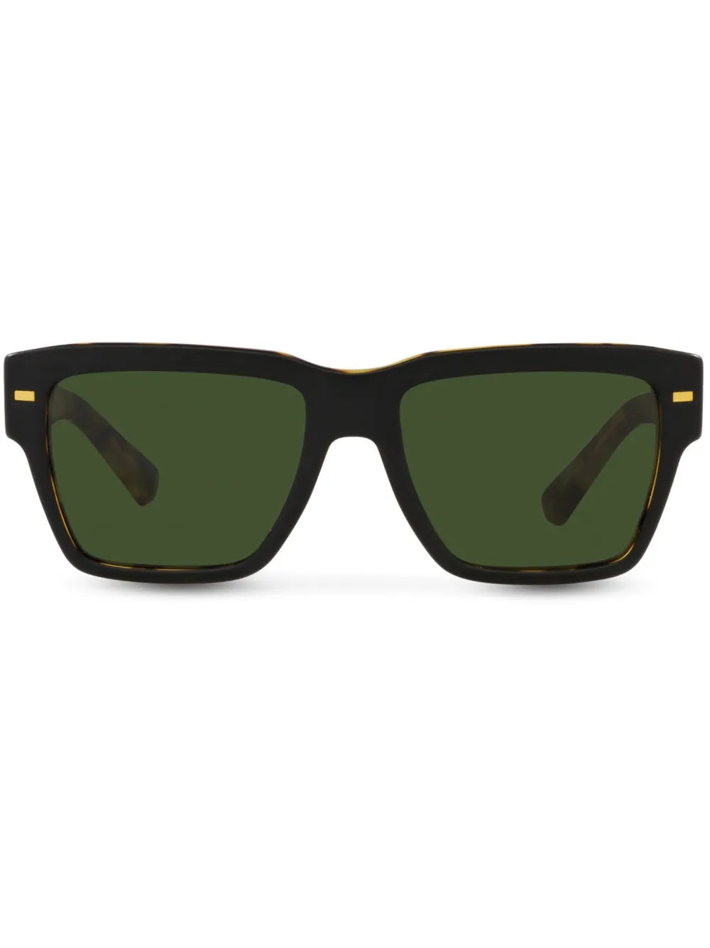 tortoiseshell-detail logo-arm sunglasses