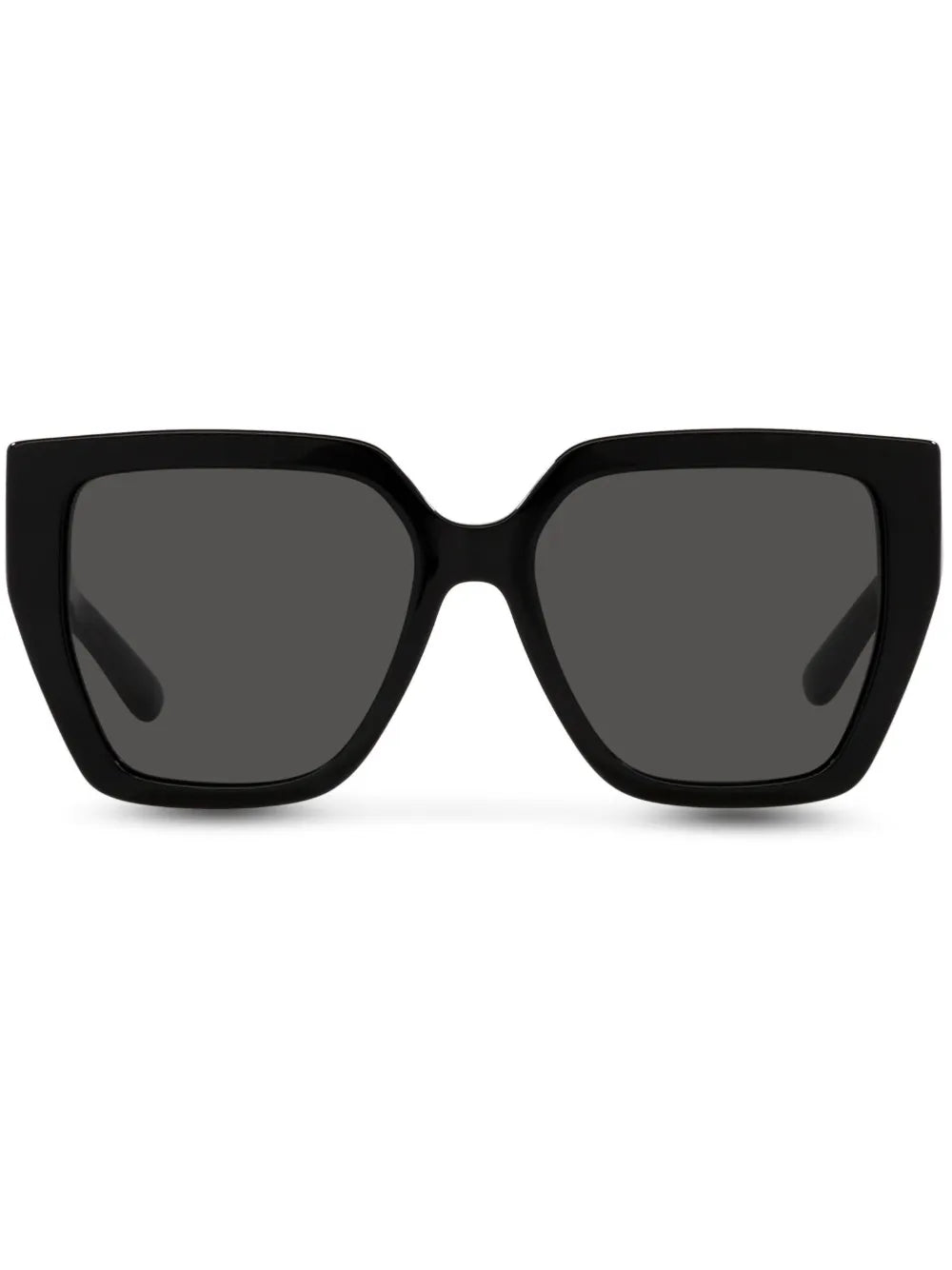 square-frame logo-arm sunglasses