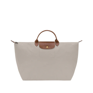 Longchamp Le Pliage Original M Handbag Pebble - Recycled canvas
