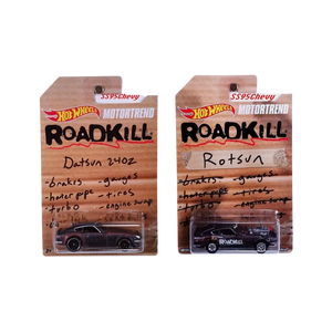 Hot Wheels Motortrend Roadkill Rotsun Custom '71 & Datsun 240Z Set