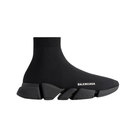 Balenciaga Speed 2.0 Recycled Knit Sneaker in Black