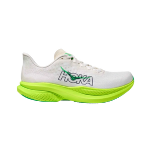Hoka Mach 6 White/Neon Lime