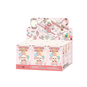 Pop Mart CryBaby Crying Again Series Vinyl Face Plush Sealed Case (6 Blind Box)