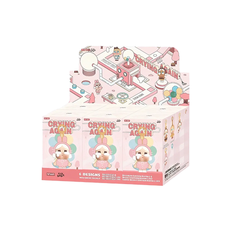Pop Mart CryBaby Crying Again Series Vinyl Face Plush Sealed Case (6 Blind Box)