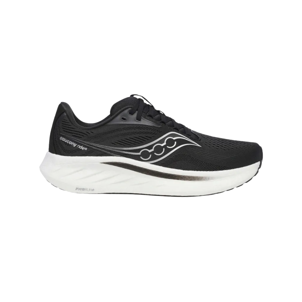 Saucony Ride 18 Black White