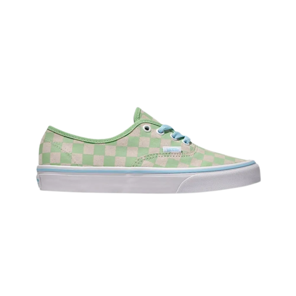 Vans Authentic Suede Checkerboard Shoe Pistachio Green