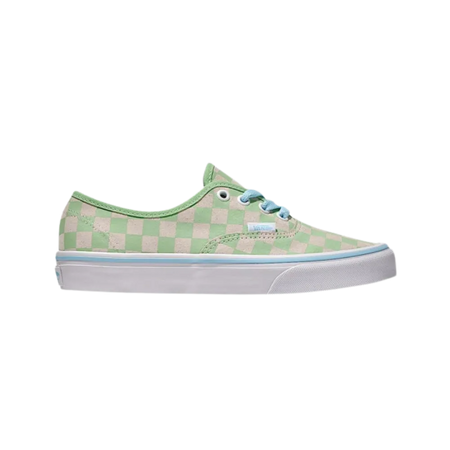 Vans Authentic Suede Checkerboard Shoe Pistachio Green