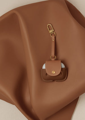 Polene Airpods case Duo Camel