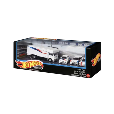 Hot Wheels Premium BMW Display Diecast Collection 4-Pack 1:64
