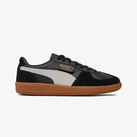 PUMA PALERMO LEATHER { BLACK/GRAY