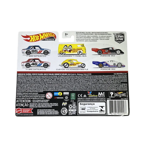 Hot Wheels Premium Car Culture Volkswagen T1 Panel Bus & Beetle 2-Pack Set