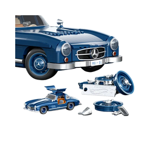 Mattel Brick Shop Hot Wheels Mercedes-Benz 300 SL Building Set