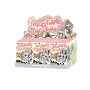 Pop Mart Labubu The Monsters Tasty Macarons Vinyl Face Sealed Case (6 Blind Boxes)