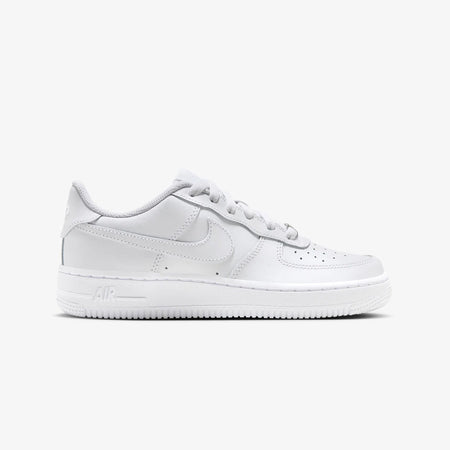 Nike AIR FORCE 1 LE (GS) "WHITE/WHITE/WHITE"