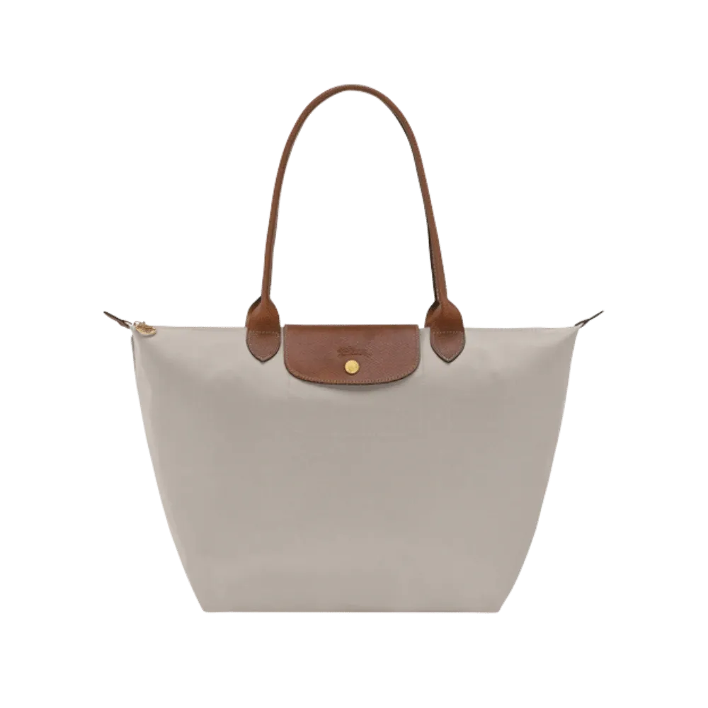 Longchamp Le Pliage Original L Tote bag Pebble - Recycled canvas