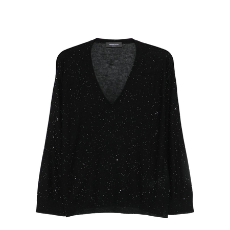 Wool V-Necked Sweater