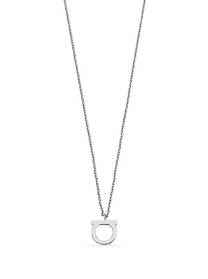 Gancini cable-link necklace