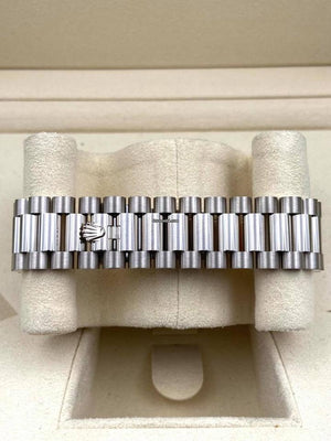 Rolex | Day-Date | 228239-0055 | White gold | 40 mm | White gold | Grey | Automatic