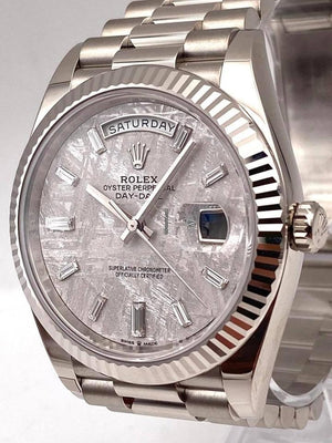 Rolex | Day-Date | 228239-0055 | White gold | 40 mm | White gold | Grey | Automatic