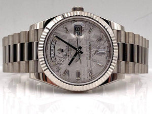 Rolex | Day-Date | 228239-0055 | White gold | 40 mm | White gold | Grey | Automatic