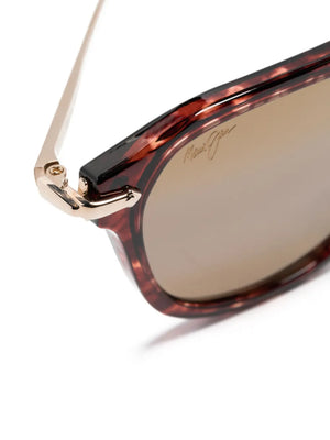 Alika tortoiseshell geometric sunglasses