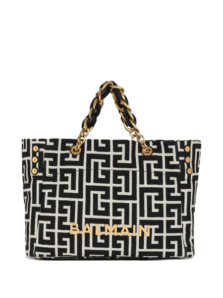 logo-plaque tote bag