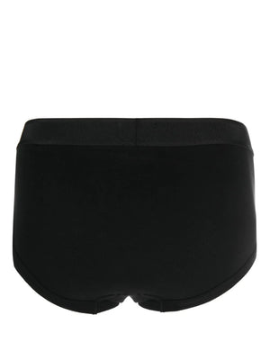 logo-waist cotton briefs (pack of two)