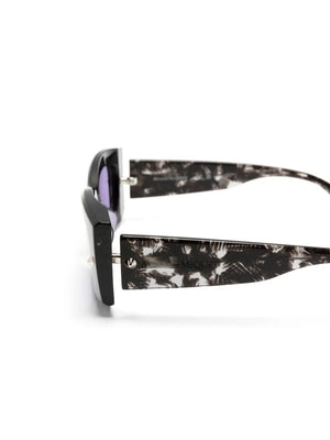 Spike Studs rectangular-frame sunglasses