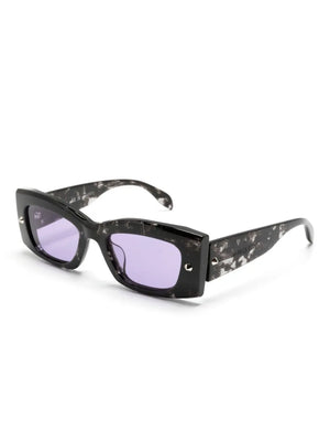 Spike Studs rectangular-frame sunglasses