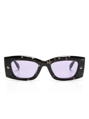 Spike Studs rectangular-frame sunglasses