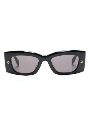 Spike Studs rectangle-frame sunglasses