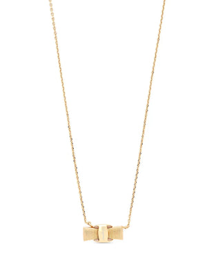 Vera bow-pendant necklace