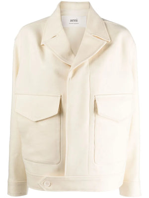 notched-lapel virgin-wool jacket
