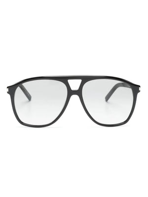 oversized pilot-frame sunglasses