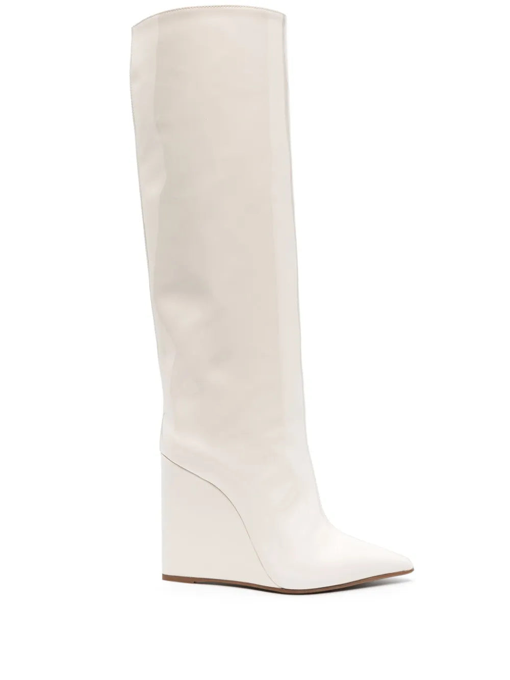 Kira 120mm patent wedge boots