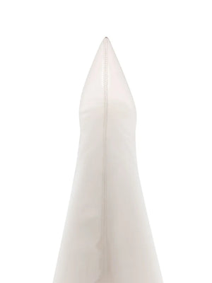 Kira 120mm patent wedge boots