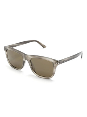 tinted-lenses square-frame sunglasses