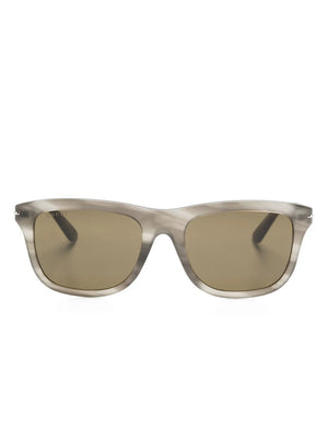 tinted-lenses square-frame sunglasses