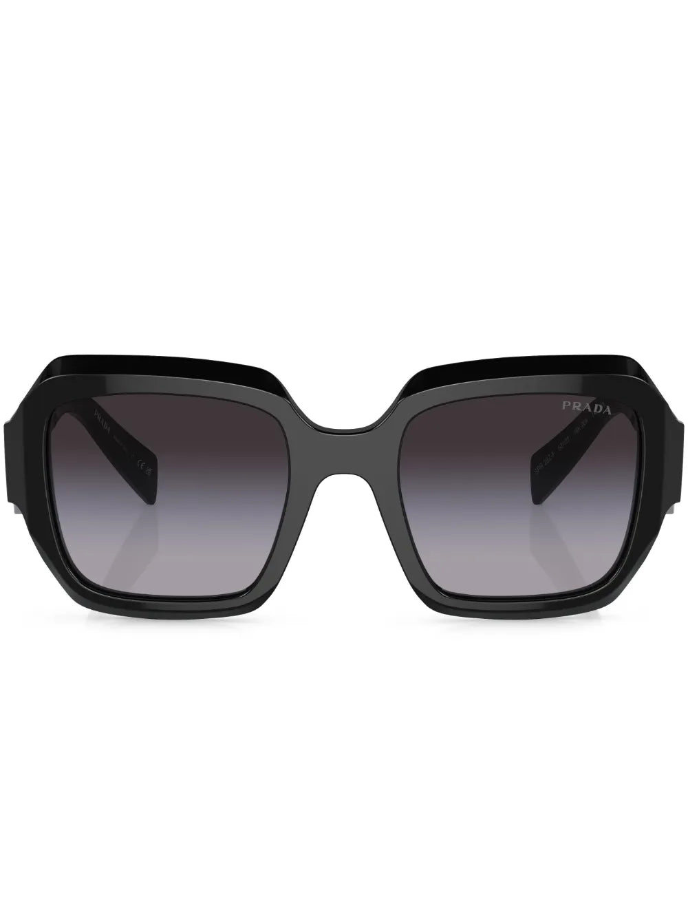 logo-print oversize-frame sunglasses