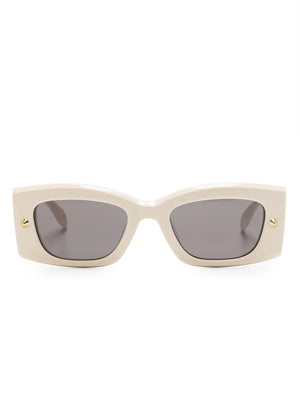 Spike Studs rectangle-frame glasses