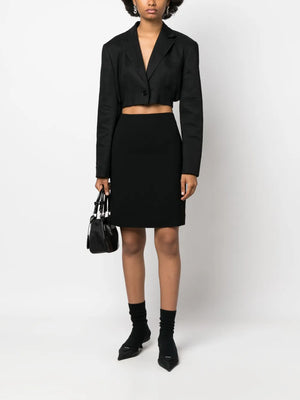 2000s pencil wool skirt