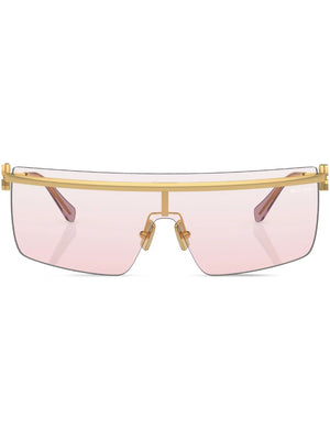 rimless square-frame sunglasses