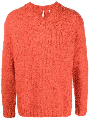 Aske fleece-texture jumper