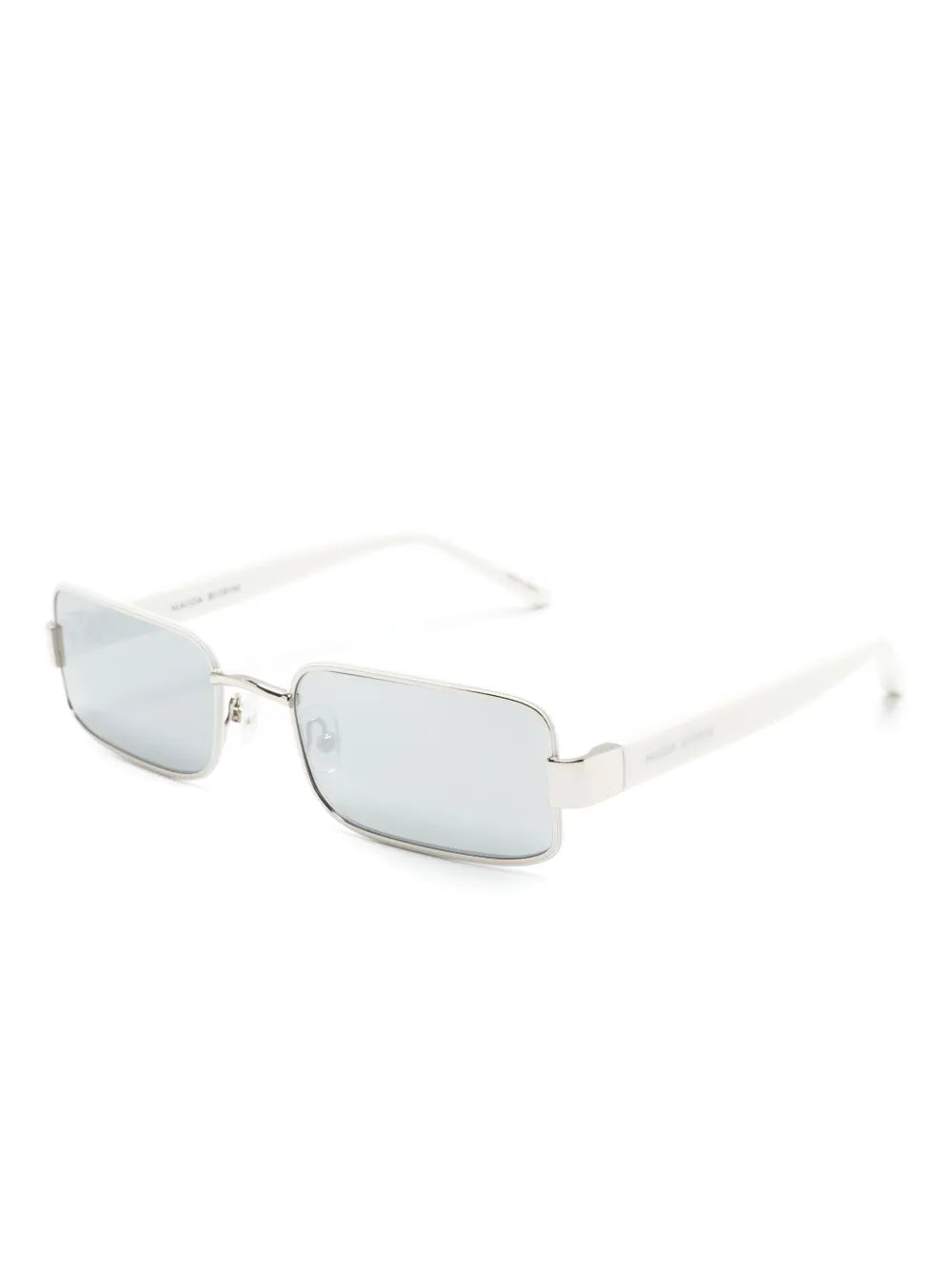 rectangle-frame metallic sunglasses