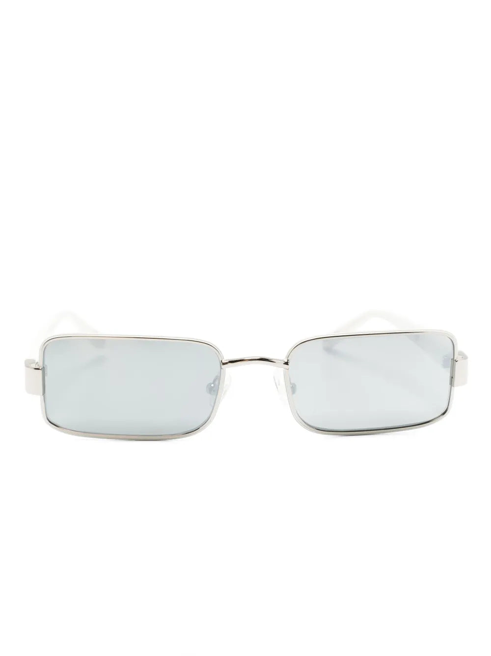 rectangle-frame metallic sunglasses