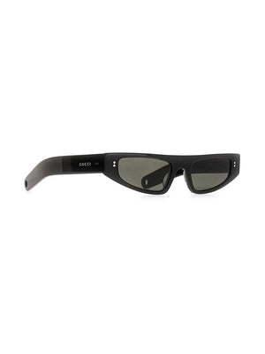 logo-print cat eye-frame sunglasses