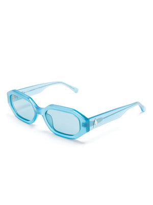 x The Attico Irene oval-frame sunglasses