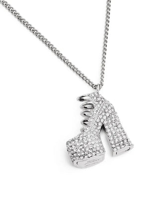 The Pavé Kiki boot necklace