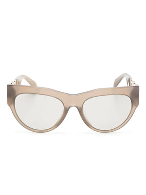 Winged Medusa cat-eye frame sunglasses