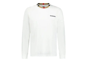 Burberry Long Sleeve Icon T-Shirt White